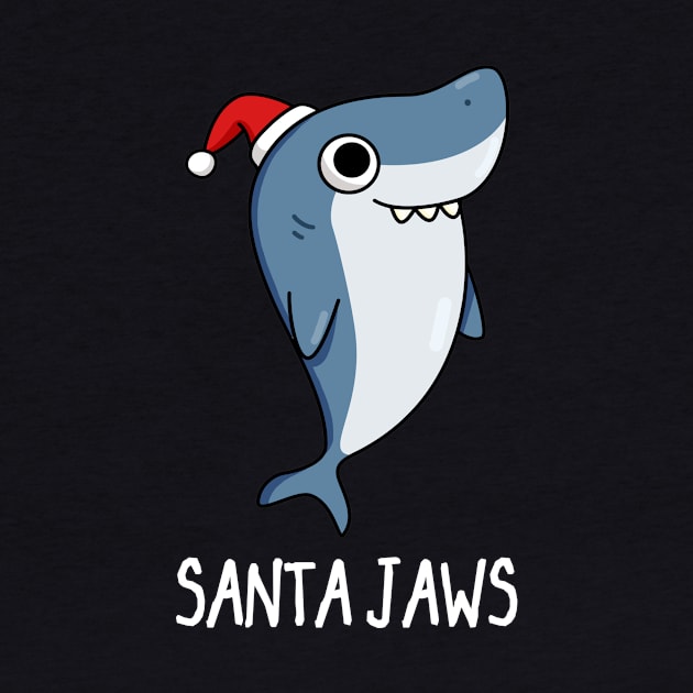 Santa Jaws Christmas Pun by punnybone